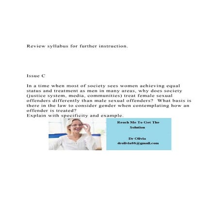 Review syllabus for further instruction.Issue C.docx