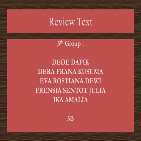 Review text