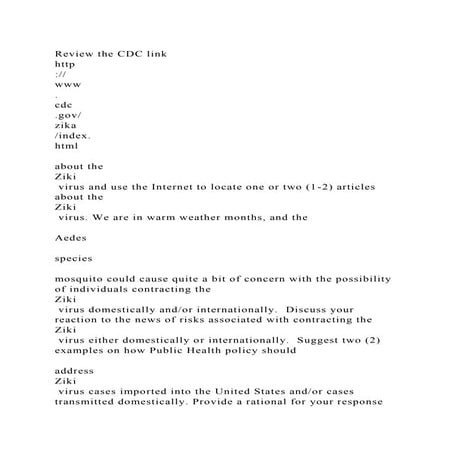 Review the CDC link httpwww.cdc.govzikaindex..docx