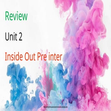 Review Unit 2 Inside Out Pre English book.pptx