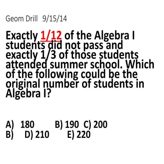 Review w answers to 1 5 and 1-6 b