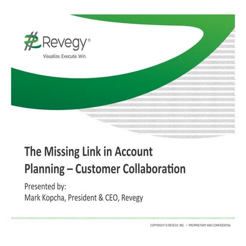 The Missing Link in Account Planning – Customer Collaboration