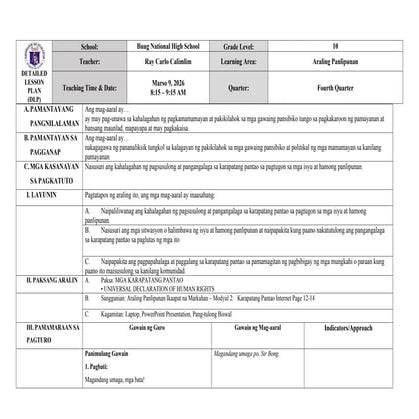 DepEd Matatag BANGHAY ARALIN AP TEMPLATE - DLP.docx