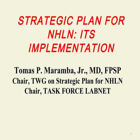 Revised stratplan-nhln