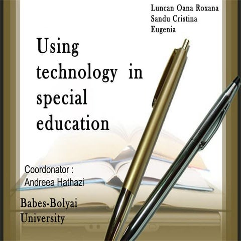Revised @ 1921   using technology in special education cl(1)