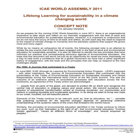 Revised environment theme concept note 14 jan 3