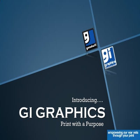 Gi Graphics-Empowering our Vets through your Print-Print with a Purpose
