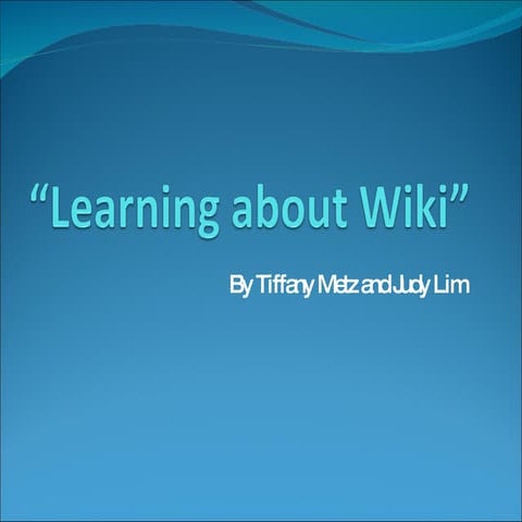 Revised How To Edit A Wiki Ppt