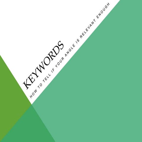 Keyword Relevancy