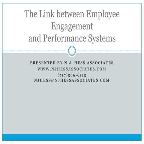 Make Performance Part of Everyday Conversations