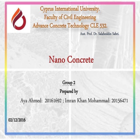 Nano Concrete