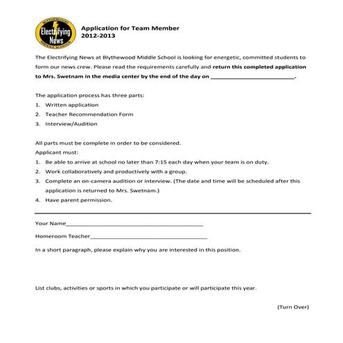 News Show Application 2012