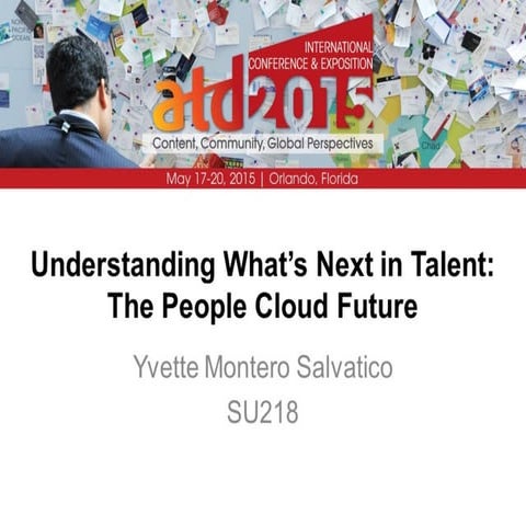 Understanding What's Next In Talent: The People Cloud Future