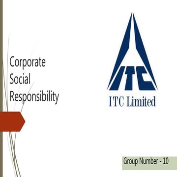 CSR policies of ITC