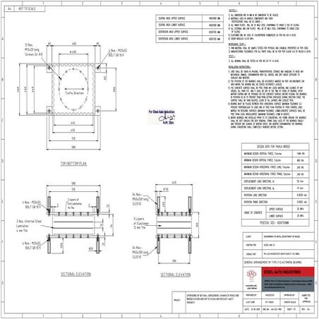 A Sample design report of Elastomeric Bearing-IRC 83-2018 Part -II | PDF