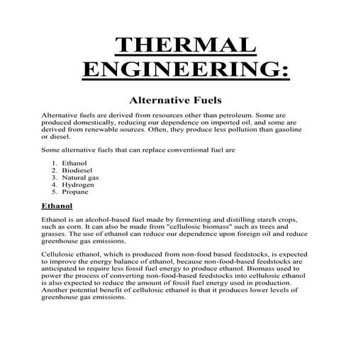 Revised thermal notes
