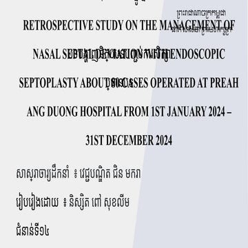 Revised Thesis Slide 2025 Septoplasty Endoscopic Pptx