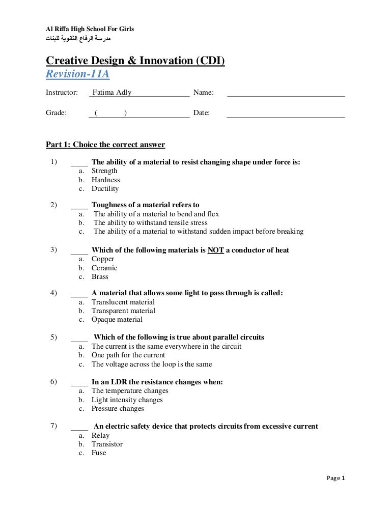 Sample Exam 11 a