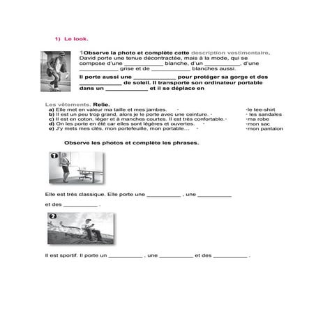 Revision examen 3è- unité 2 