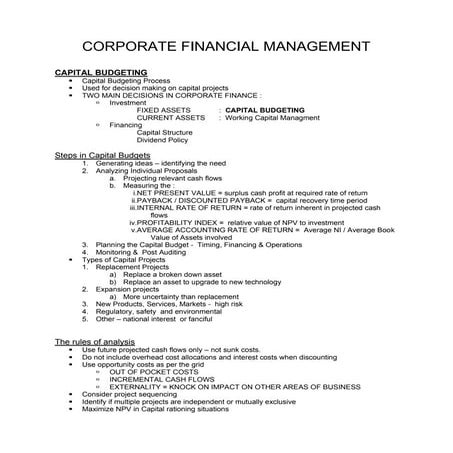 Revision materials cf mba wic