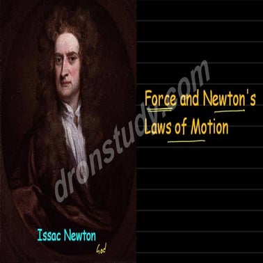 Force and Newton's Laws of Motion | PDF