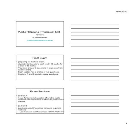 Revision pr 500 (principles)