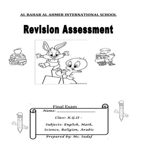 Revision sheet grade kg2