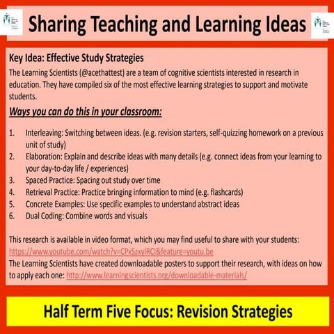 Revision strategies 1