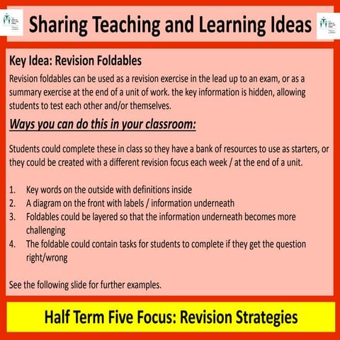 Revision strategies 2