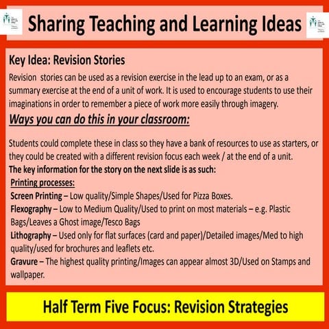 Revision strategies 3
