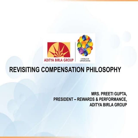 Revisiting Compensation Philosophy