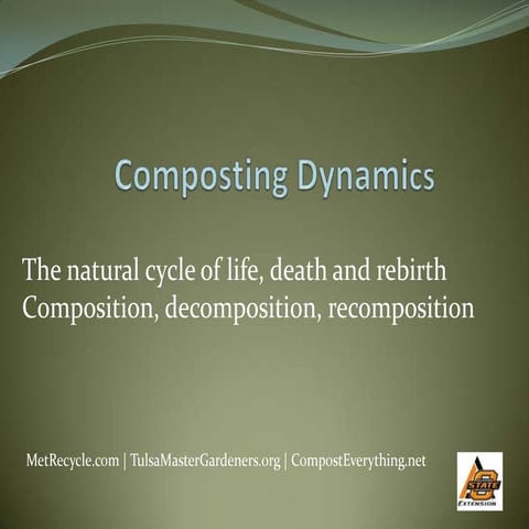 Revisiting Composting Dynamics