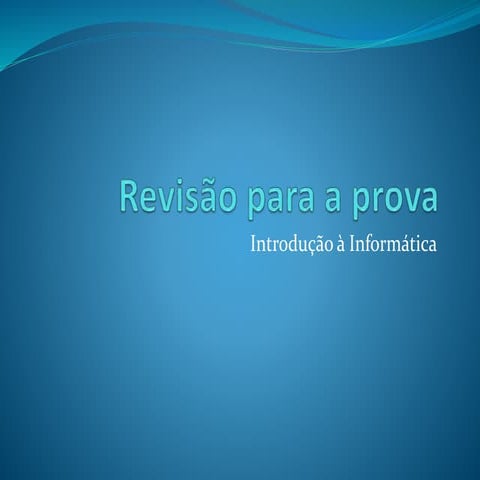 Revisão informatica epesmel