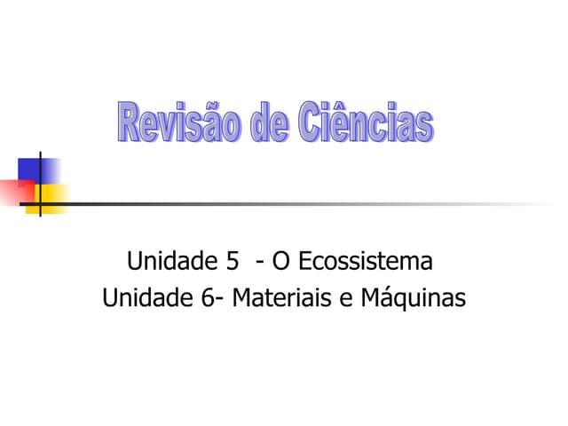 RevisãO De CiêNcias   Relações entr...