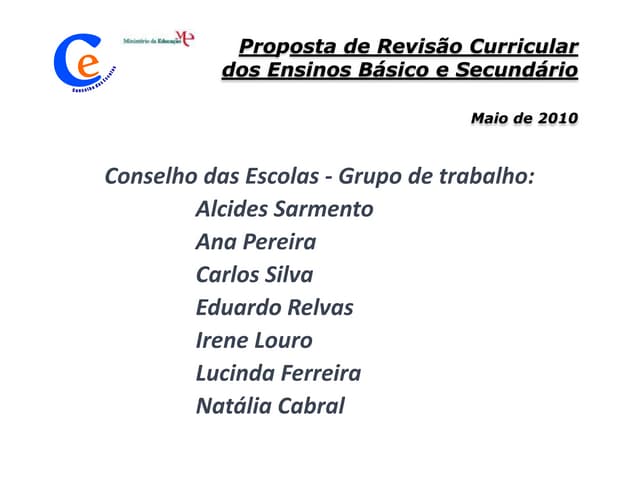 Revisão curricular