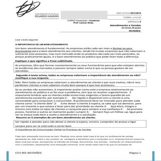 Revisoe smódulo 5   comércio