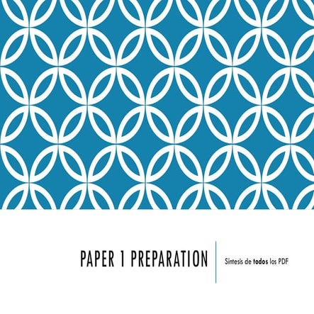 Revision notes for P1 History IB Questions