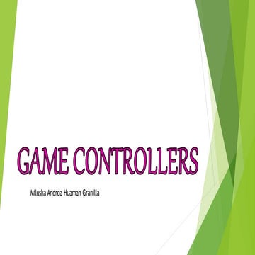 Game controllers | PPTX