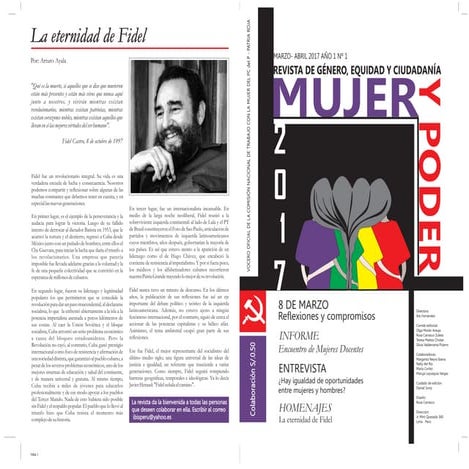 Revista Mujer Patria Roja Marzo 2017