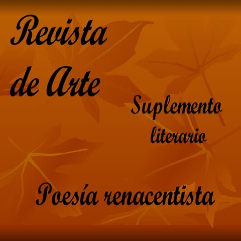 Revista Renac Supl Literario 