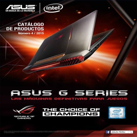 ASUS Catálogo de Productos 2015