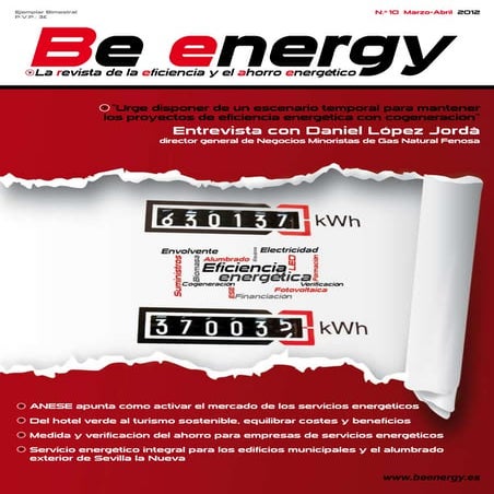 Revista be energy, marzo de 2012 reportaje ipur