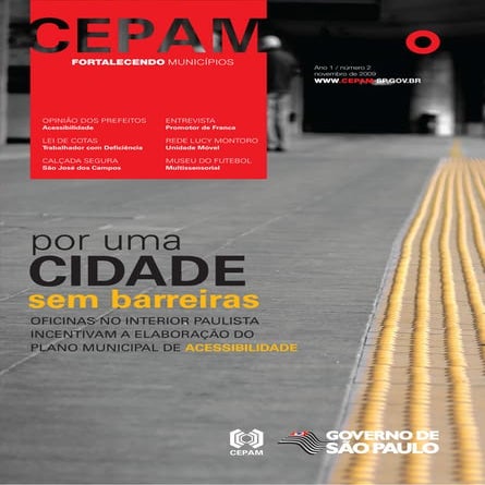 Revista CEPAM - Fortalecendo Municípios - Novembro de 2009