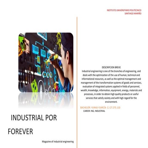 Revista del ingeniero industrial  