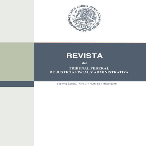 Revista del tribunal federal de justicia fiscal y administrativa