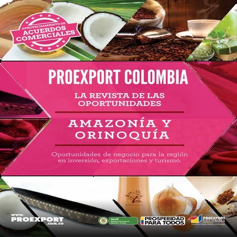 Revista de oportunidades proexport amazonas y orinoquía