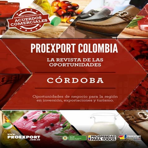 Revista de oportunidades proexport córdoba