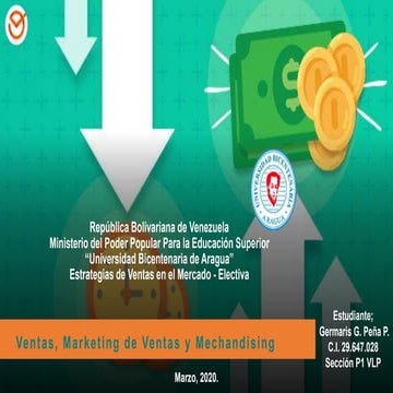 Ventas, Marketing de Ventas y Merchandising 