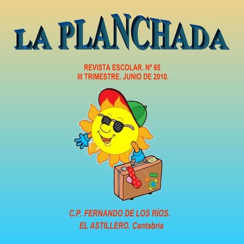 Revista escolar nº 65   junio  2010