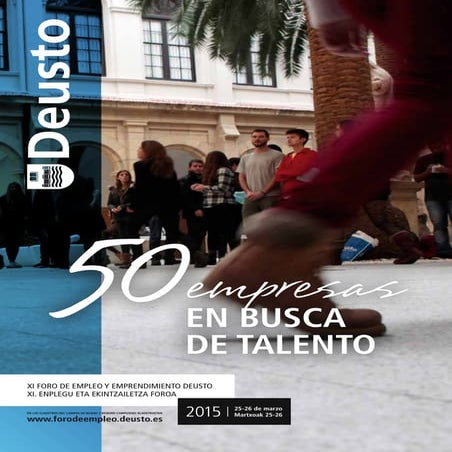 Revista XI Foro Empleo y Emprendimiento_Deusto 2015